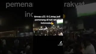 nobar timnas u23 di perempatan kartonyono ngawi