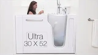 The Ultra Walk-In Tub with Door & Seat for Elderly & Handicapped | Ella's Bubbles