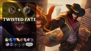 Twisted Fate Mid vs Zed - NA Grandmaster Patch 13.16