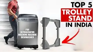 Top 5 Best Washing Machine Trolley Stand⚡Trolley Stands For Home Use⚡Best Refrigerator Stand 2025