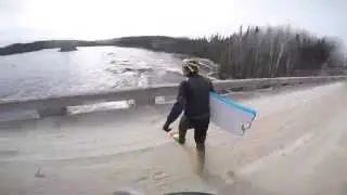 Mistassibi River, Molly Wave - FIRST EVER FRONT FLIP on a Riverboard!