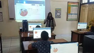 Simulasi ANBK SD 2021 Asasmen Nasional Berbasis Komputer dengan menerapkan Protokol Kesehatan..