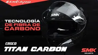 Casco para moto SMK modelo TITAN CARBON #casco #cascomoto #smk #smkhelmets #certificadoece #cerrado