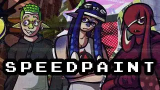 Splatoon Character Evolution [Speedpaint Compilation Original Characters]