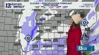 More snow expected Monday evening | Tracking more Michigan lake-effect snow