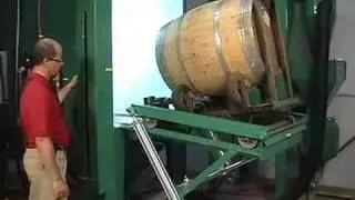 Polyblast Wine Barrel Blaster from Abrasive Supply Company