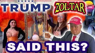 TRUMP FORTUNE TELLER Machine? $110 For Your OWN ZOLTAR MACHINE !
