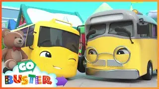 Buster Wins a Prize at the Christmas Fair! 🎄🏆Holiday Fun | Go Buster - Bus Cartoons & Kids Stories