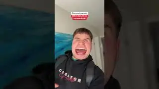 Разведенные родители, когда пытаются общаться 😂#шорты