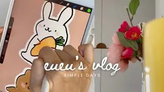 Simple Days: Mini Taobao Unboxing, CNY Decor, Designing Postcards & Stickers, Pop-Up Booth Prep