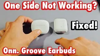 Наушники-вкладыши Onn. Groove: не работает одна сторона? 2 простых решения