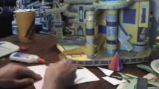 Tutorial:  Paper Castle Vending Machine:  Pyramid Rooftop