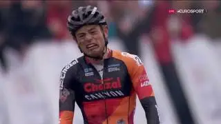 Arriv&eacute;e championnat de France Cyclo-Cross 2018