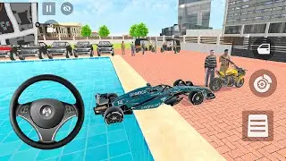 Bike car game simulator 🎮 Captain wolf order an Aston Martin car and drive in the game