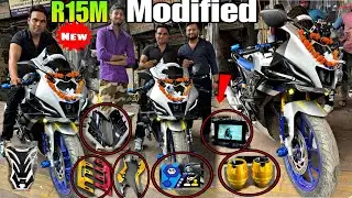 R15M की बिलकुल Gazab की Modification😱| R1M Modified | A to Z Accessories’s