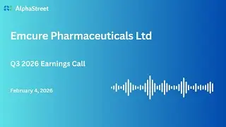 Emcure Pharmaceuticals Ltd Q3 FY2025-26 Earnings Conference Call