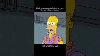 Bart was accused of destroying a limited edition figurine.#shorts #anime #cartoon