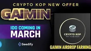 Gaimin AirDrop Farming  Event All Details| crypto kop new offer big earnings opportunity 🤑💰