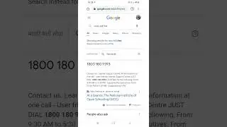 #nios nios toll free number | nios contact number all india