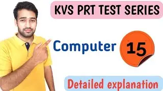Kvs prt | computer model paper-15 | Special notes