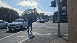 Anzac Parade / Moore Park Road / Flinders St intersection upgrade (facing North) - ped storage