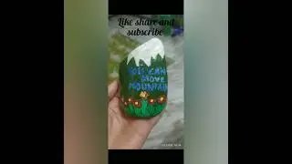 #stone painting #very simple garden pebbles design #bhawna art gallery