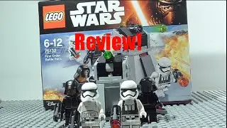 LEGO Star Wars 2016 First Order Battle Pack Review! 75132