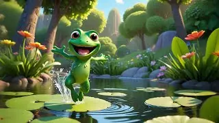 Six Silly Frogs Jump in the Pond | Fun Counting Song + More Nursery Rhymes