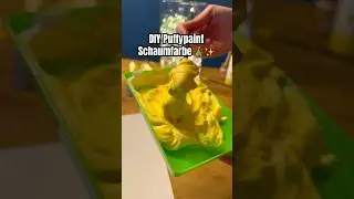 DIY Schaumfarbe | Puffypaint #kindergarten #forkids #funforkids #diy #kidscrafts #kidsactivities