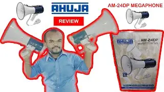 AHUJA AM-24DP PA MEGAPHONE UNBOXING & REVIEW | BISWAS ELECTRONICS