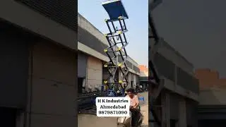 500 kg/ 14 mtr Battery operated Mobile Scissor Lift 