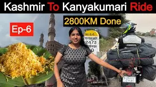 Kashmir to Kanyakumari Bike Ride 🇮🇳 4,000 KM  | प्रेम की निशानी ताजमहल |  K2K Bike Ride | TVS Apache