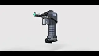 3D модель пистолета из Звёздного пути Поколения