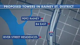 Three residential towers near Rainey Street could be approved in Austin this week