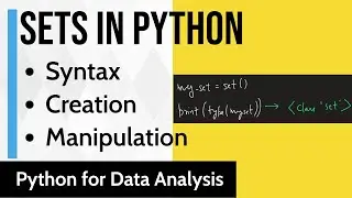 Sets in Python | Syntax | Manipulation