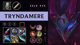 Tryndamere Mid vs Aurelion Sol - NA Grandmaster Patch 26.02
