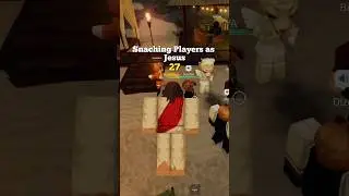 Snaching Players as Jesus 27 #robloxfyp #robloxcomedy #jesus #micup #micuproblox #pranks #scream