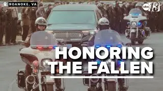 Virginia agencies hold procession to honor prison officer reportedly killed by inmate