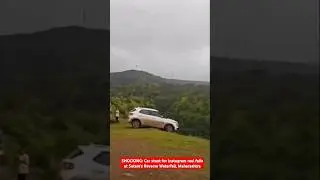 SHOCKING: Car stunt for Instagram reel fails at Satara&rsquo;s Reverse Waterfall, Maharashtra.
