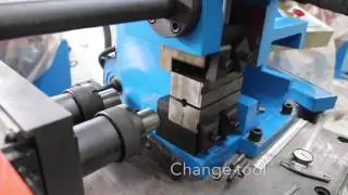 Diesel injection Steel metal tube pipe end shrinking crimping forming contract expand reduce machine