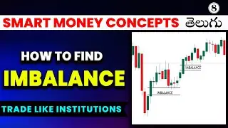 How To Identify IMBALANCE / FVG / INEFFICIENCY | SMC In Telugu | SMC Trading Strategy