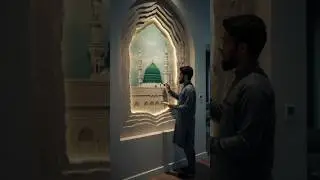 Madina Inspired 3D Wall Art | Peaceful Interior Visual #allah #viral
