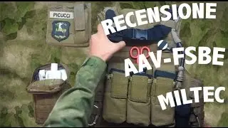 RECENSIONE #1 BODY ARMOUR VEST TATTICO AAV FSBE MILTEC -ITA- | Spec ops softair