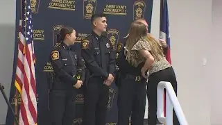 Road rage victim shot in chest reunited with officers who saved her life