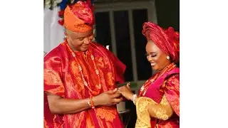OUR TRADITIONAL WEDDING TRENDS. ACTORS SEGBOWE AND TOSIN ADEKANSOLA. #nigerianwedding #segbowe