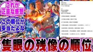 「コナン映画の中で隻眼の残像の順位は…？」に関する反応集【名探偵コナン】