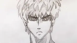 How to Draw Genos in 10sec,10min,1hr🤖😈💀