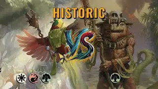 MTG Historic - Naya Aggro by CunicoliGoblin VS Mono Green Aggro by dte8