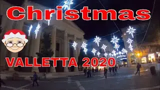Valletta Christmas Lights semi-shutdown 2020,  MALTA