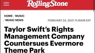 Taylor Swift&rsquo;s Rights Management Company Countersues Evermore Theme Park